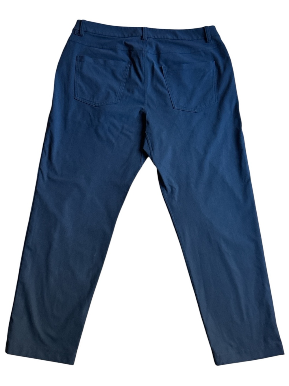 Lululemon 5-Pocket Versatile Blue Trousers Men's Size 35 Traditional Straight - Picture 3 of 8